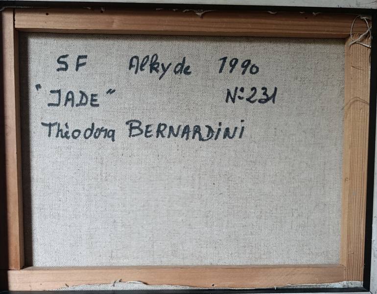 Original Abstract Seascape Painting by Theodora Bernardini