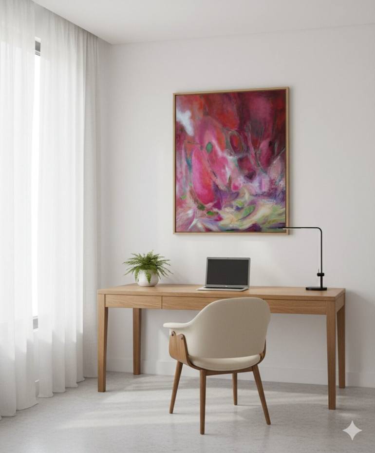 Original Expressionism Abstract Painting by Theodora Bernardini