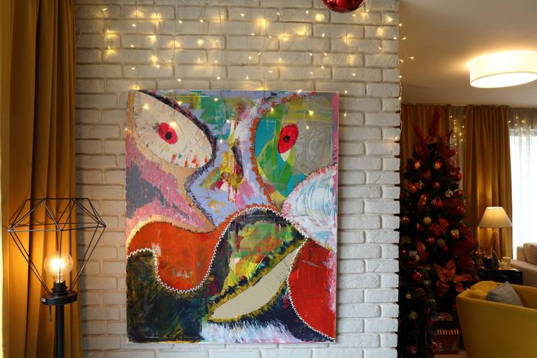 Original Abstract Painting by Borislav Chervarov