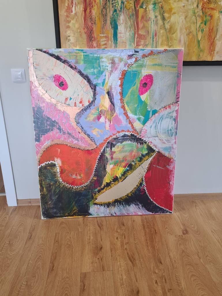 Original Abstract Painting by Borislav Chervarov