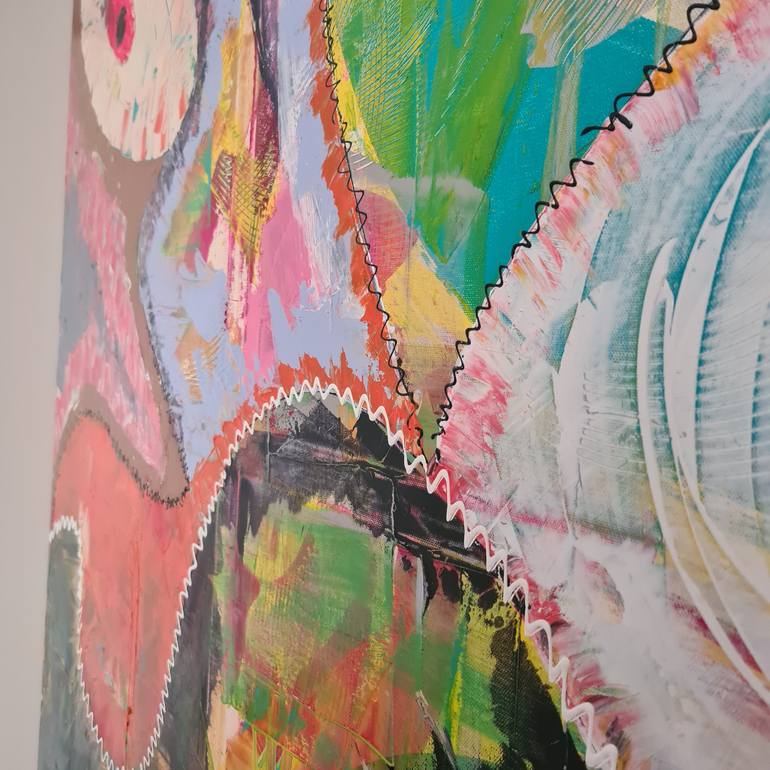Original Abstract Painting by Borislav Chervarov