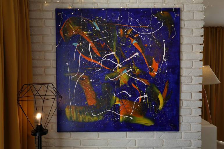 Original Abstract Painting by Borislav Chervarov