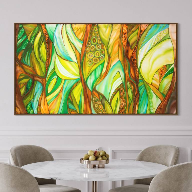 Original Contemporary Abstract Painting by Galina Lorentzen
