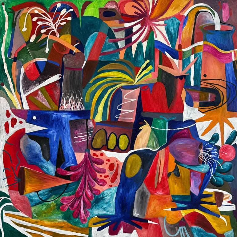 Original Contemporary Abstract Painting by Lysmark Lial