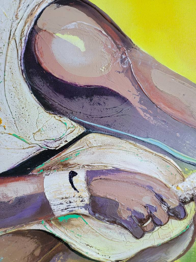 Original Contemporary People Painting by Olga Kolegova