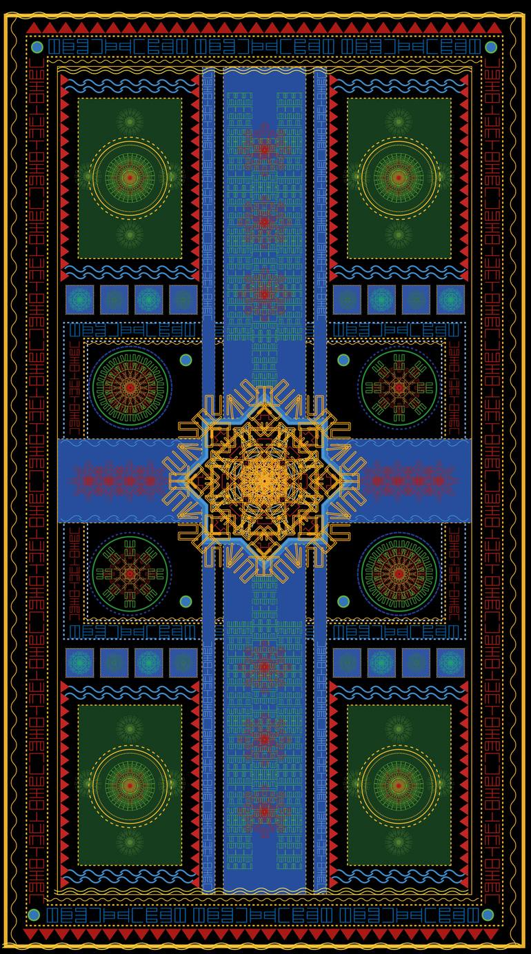 flying carpets / persian garden carpet