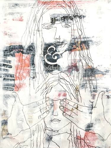 Original Abstract Women Collage by Sheida Samyi