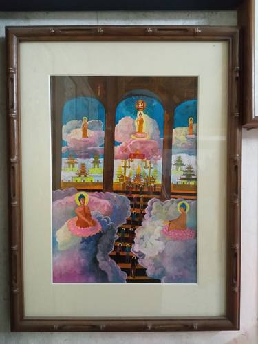 Original Folk Religion Paintings by HOANG KHANH DU