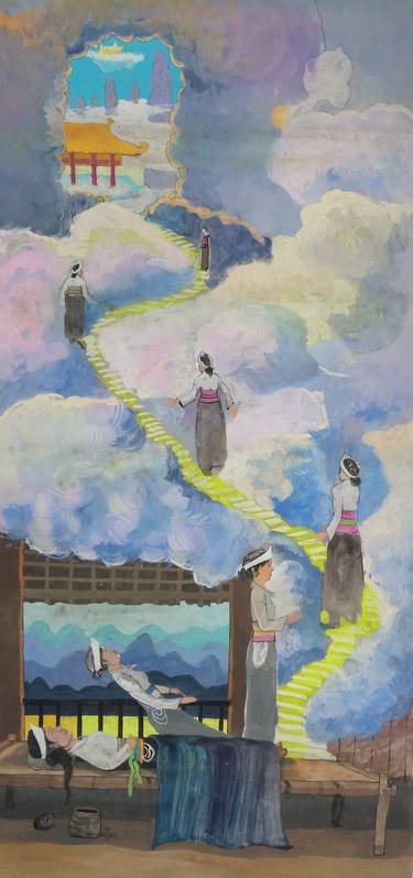 Original Religious Paintings by HOANG KHANH DU
