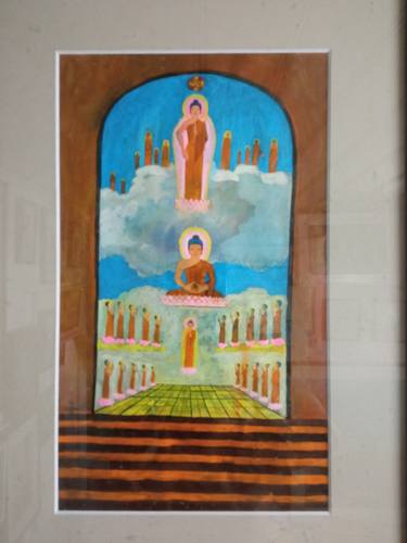 Original Folk Religious Paintings by HOANG KHANH DU