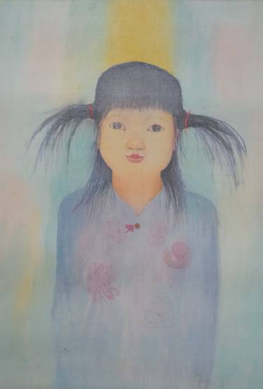 Original Folk Portrait Paintings by HOANG KHANH DU