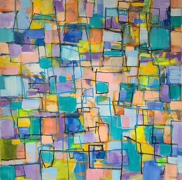 Original Abstract Paintings by Sheng Kuan Chung