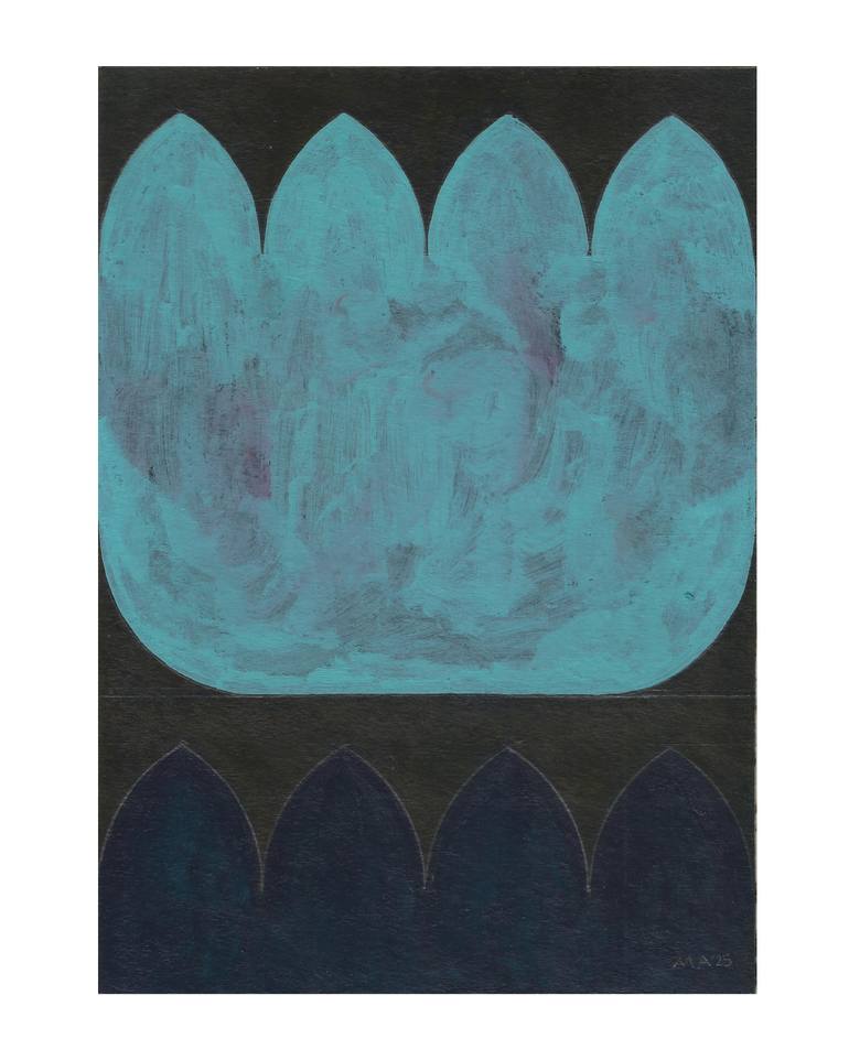 Original Abstract Expressionism Abstract Painting by Merve Aydin