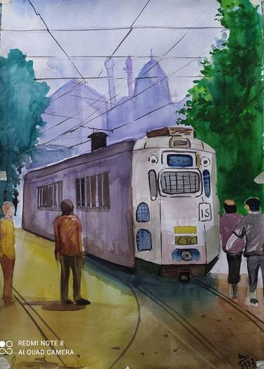 Original Train Paintings by Yajat Narayan
