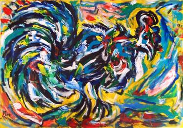 Original Expressionism Animal Paintings by Petar Joksimovic