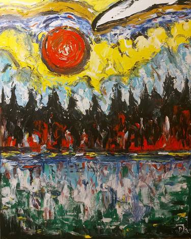 Original Expressionism Landscape Paintings by Petar Joksimovic