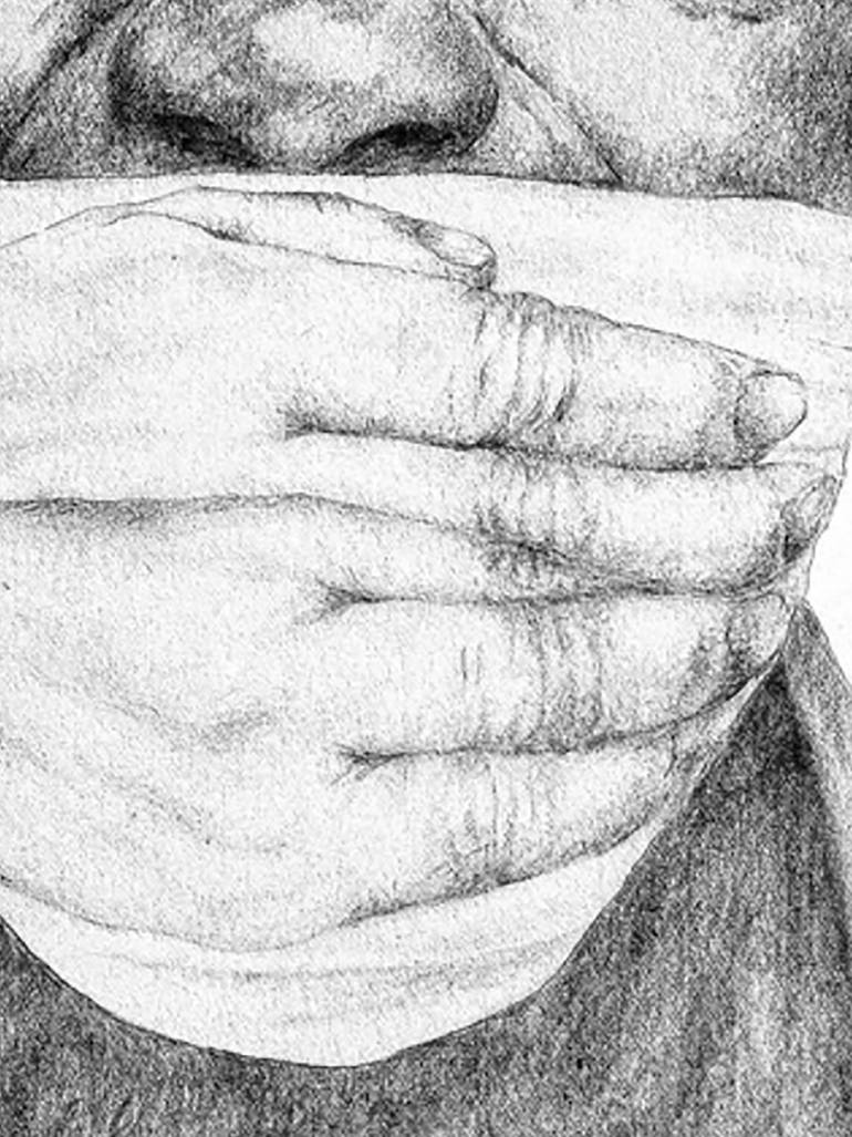 Original Conceptual Body Drawing by Aneta-Filip GęBscy