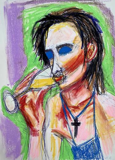 Original Contemporary Portrait Painting by Gauthier Iung