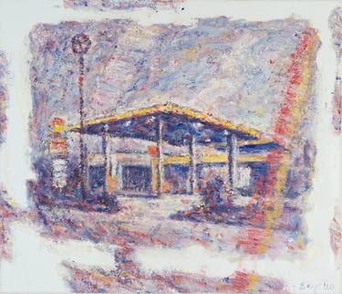 Original Abstract Architecture Paintings by Stefan Lang