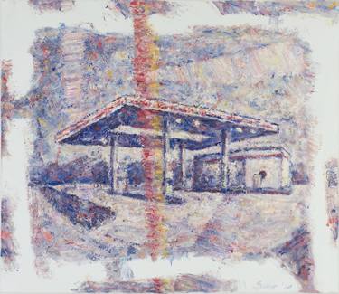 Original Abstract Architecture Paintings by Stefan Lang