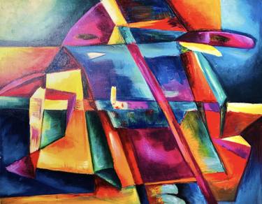 Original Abstract Paintings by Eugene Akwasi Mfum