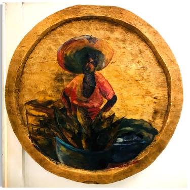Original Abstract Women Paintings by Eugene Akwasi Mfum