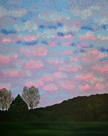 Original Abstract Nature Painting by Karina Guerrero