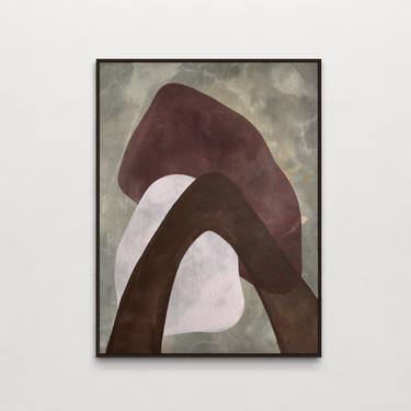 Original Art Deco Abstract Mixed Media by Chelsea Bernardo
