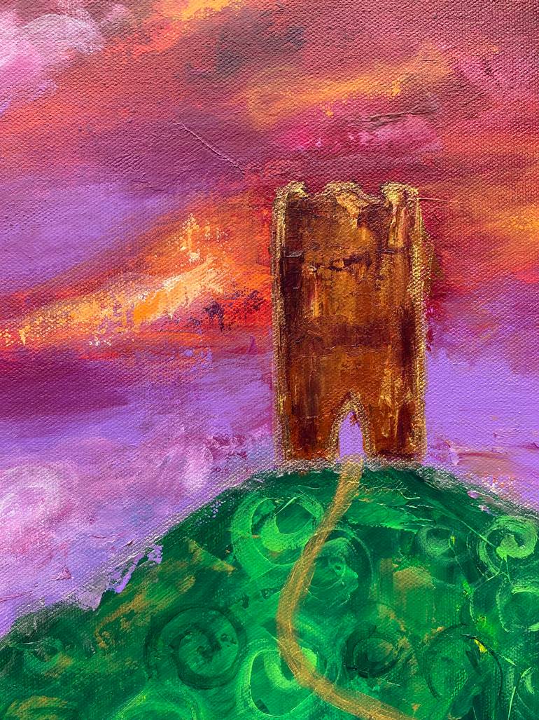 Original Abstract Outer Space Painting by Kate Alexandra Priestley