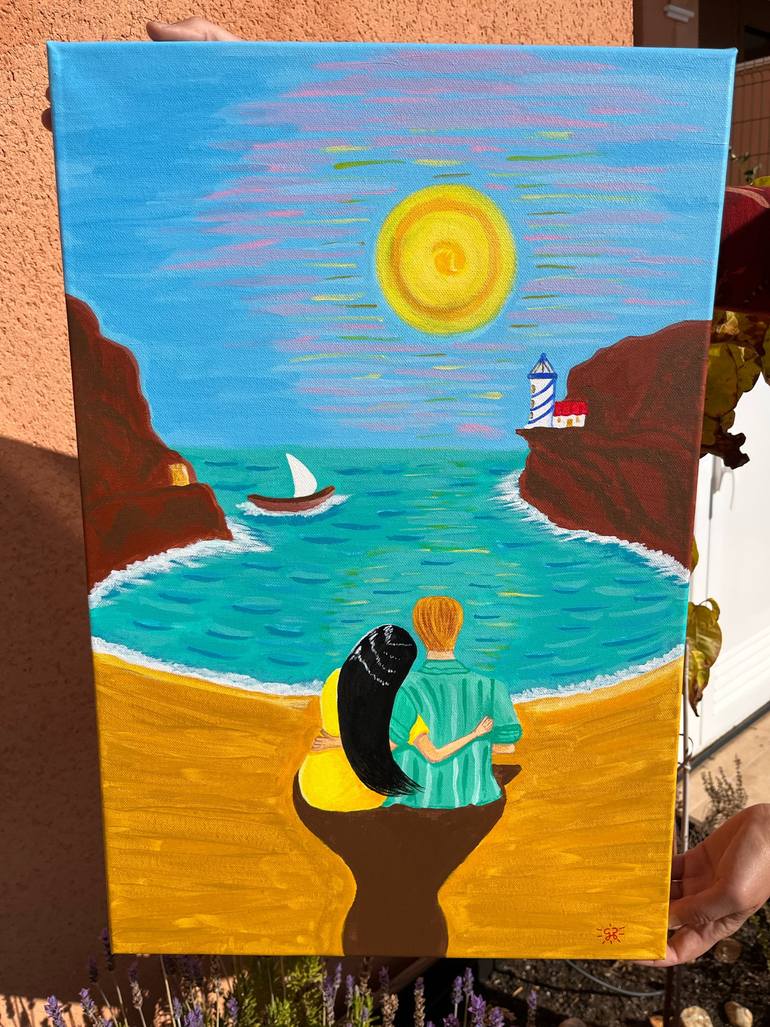 Original Expressionism Fantasy Painting by Mariana Gema Sánchez Hernández