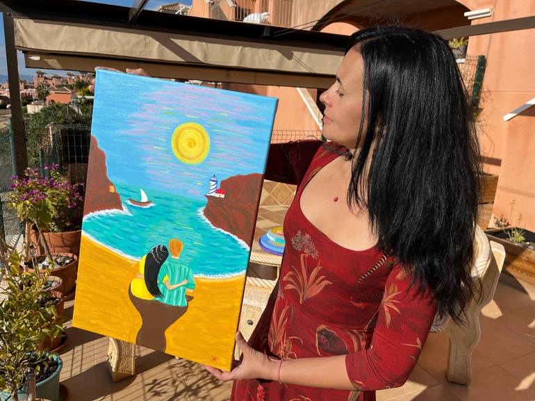 Original Expressionism Fantasy Painting by Mariana Gema Sánchez Hernández