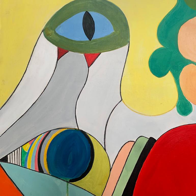 Original Contemporary Abstract Painting by Haleh Javanshir