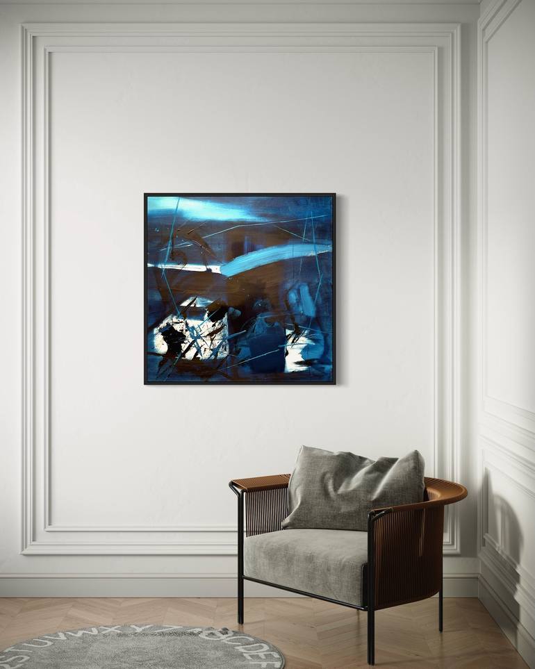 Original Fine Art Abstract Painting by Fontaine Scarelli