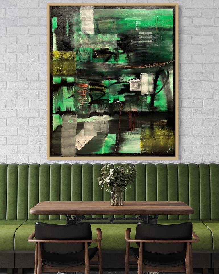 Original Abstract Painting by Fontaine Scarelli