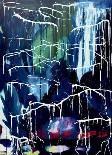 Original Abstract Expressionism Abstract Paintings by Fontaine Scarelli