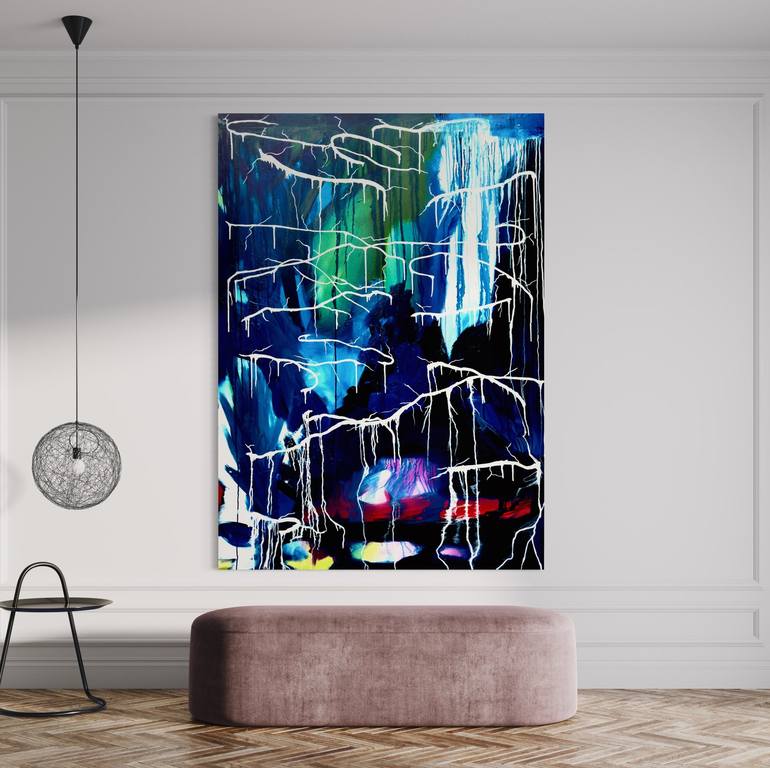 Original Abstract Painting by Fontaine Scarelli