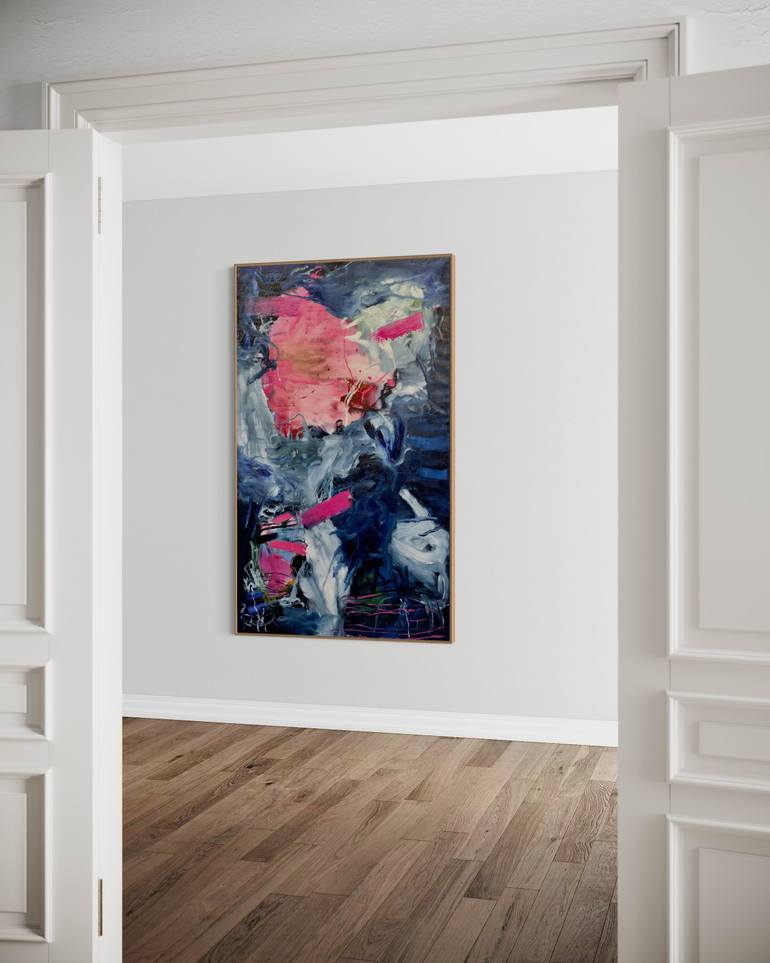 Original Abstract Expressionism Abstract Painting by Fontaine Scarelli