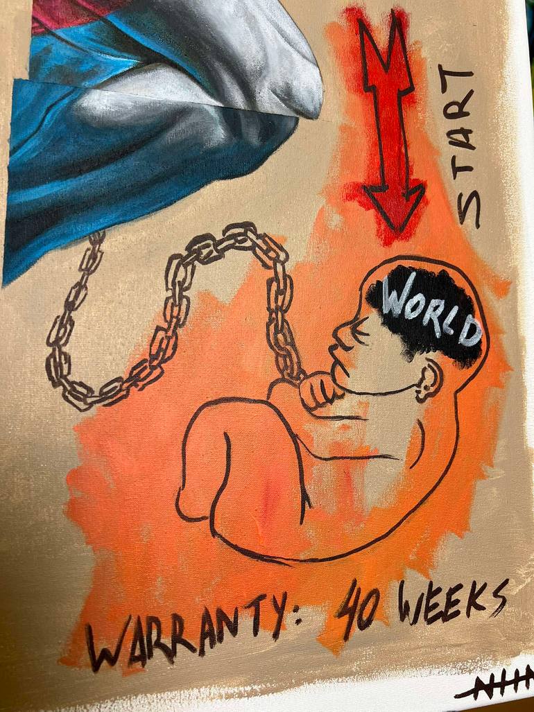 Original Contemporary Classical Mythology Painting by Nihan Yilmaz