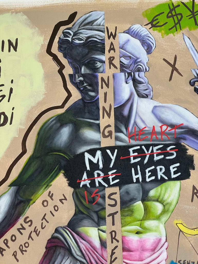 Original Contemporary Classical Mythology Painting by Nihan Yilmaz