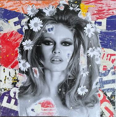 Original Pop Art Celebrity Collage by chris rose