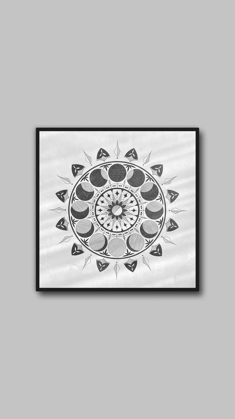 Original Abstract Nature Drawing by Vladyslav Shpychak