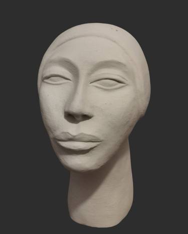 Rzeźba ceramiczna "Głowa Kobiety" thumb