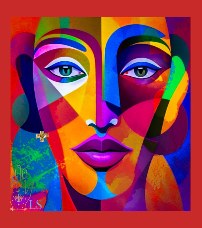 Original Abstract Women Digital by Lidia Stankiewicz