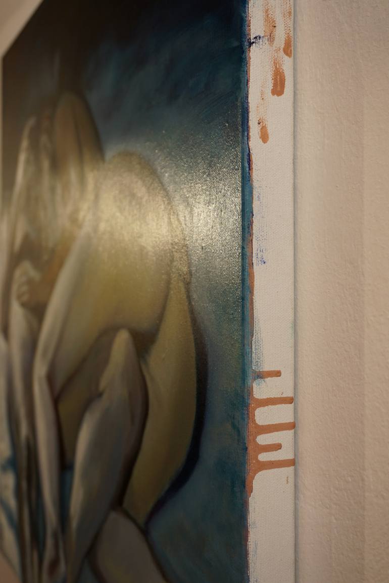 Original Figurative Nude Painting by Max Mazzoli