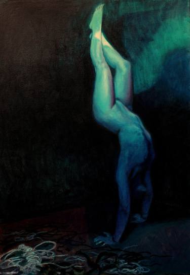 Original Figurative Nude Paintings by Max Mazzoli