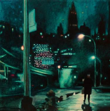 Print of Figurative Cities Paintings by Max Mazzoli