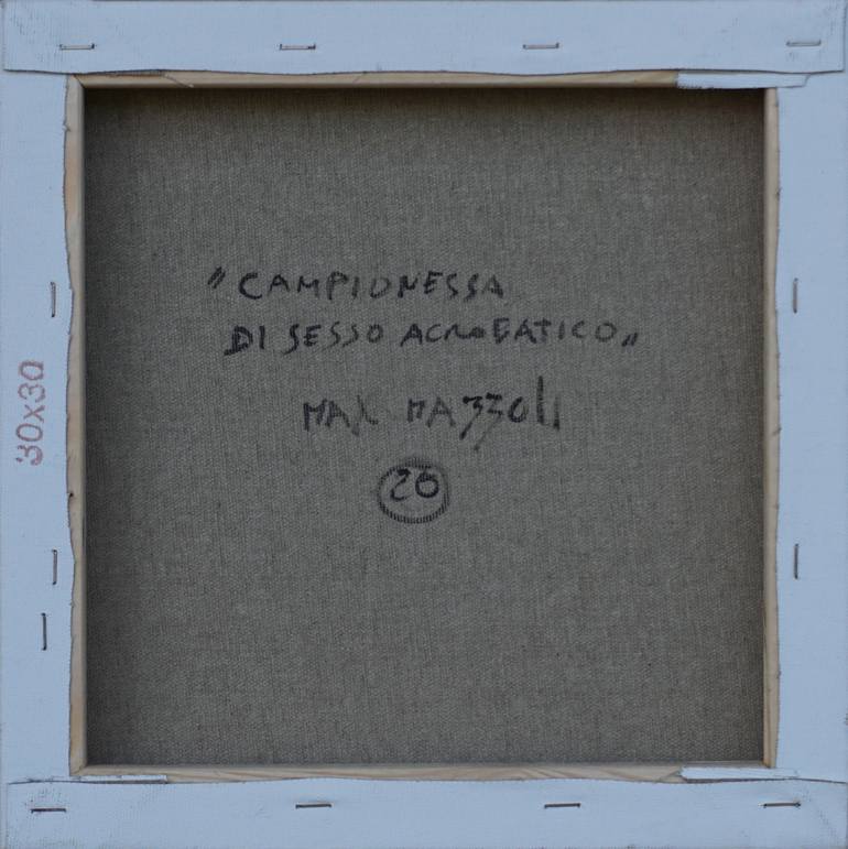 Original Figurative Erotic Painting by Max Mazzoli