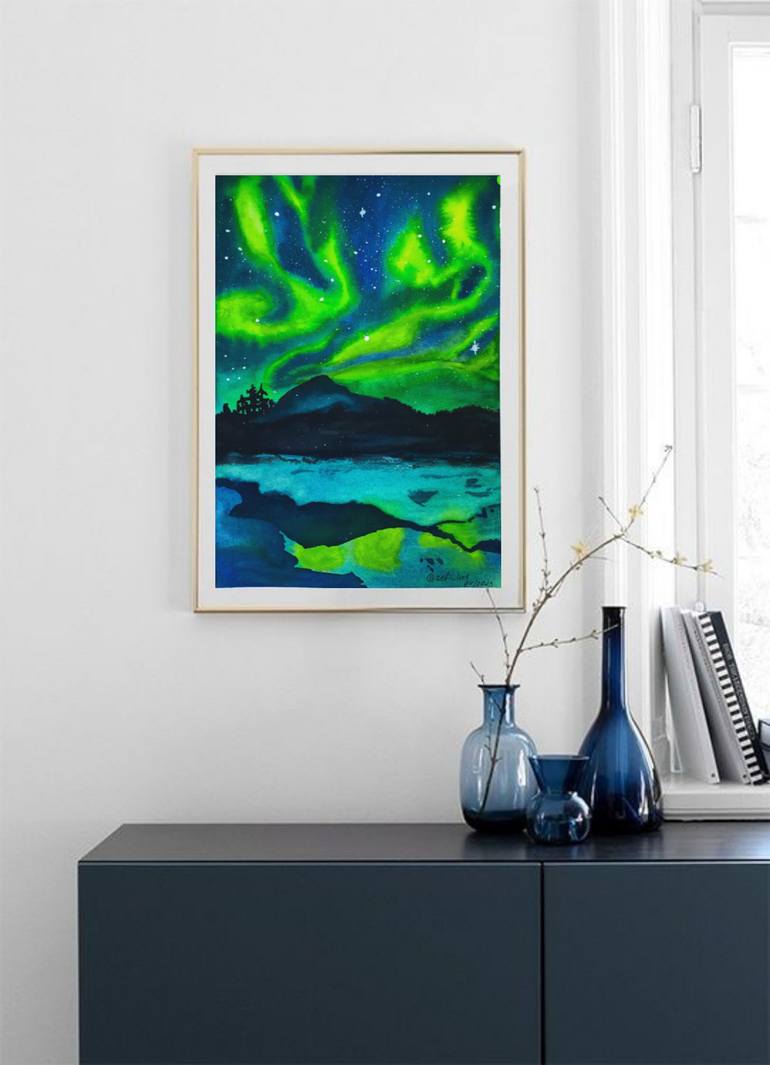 Original Other Landscape Painting by Zefi Link