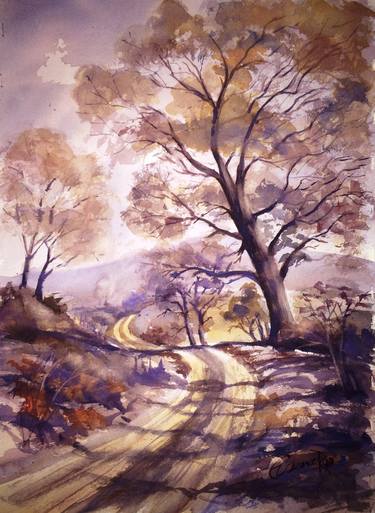 Original Tree Paintings by Len Weaver