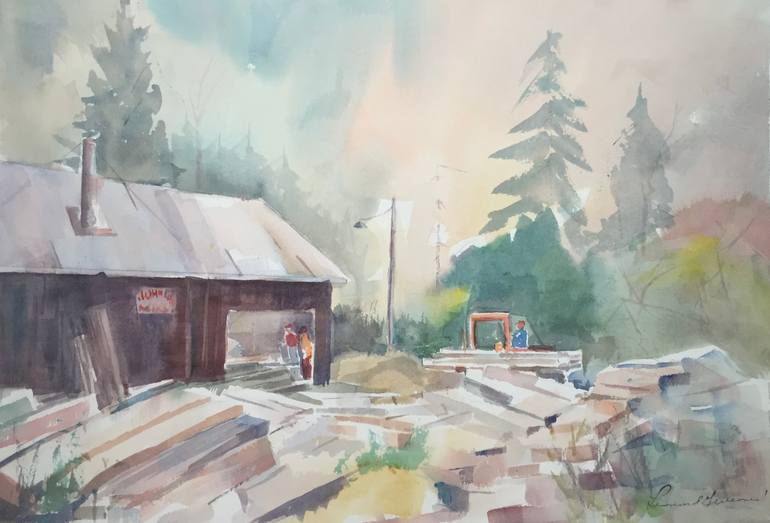 Original Contemporary Outer Space Painting by Len Weaver